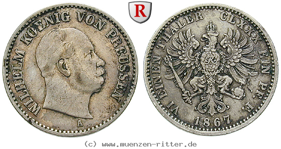 brandenburg-preussen-wilhelm-i-1-6-taler/86532.jpg