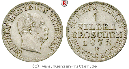 Klicken Sie auf das Bild um es auf Ihrem Rechner zu speichern brandenburg-preussen-wilhelm-i-silbergroschen/54588.jpg