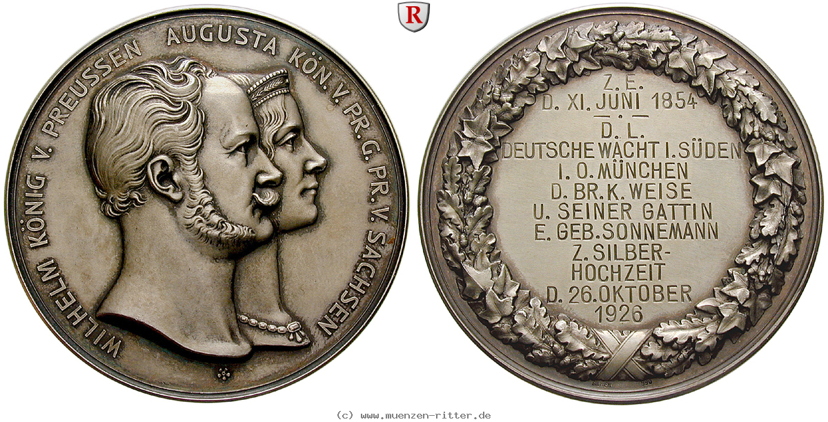Klicken Sie auf das Bild um es auf Ihrem Rechner zu speichern brandenburg-preussen-wilhelm-i-silbermedaille/52788.jpg