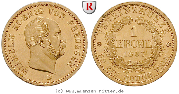 Klicken Sie auf das Bild um es auf Ihrem Rechner zu speichern brandenburg-preussen-wilhelm-i-vereinskrone/21169.jpg