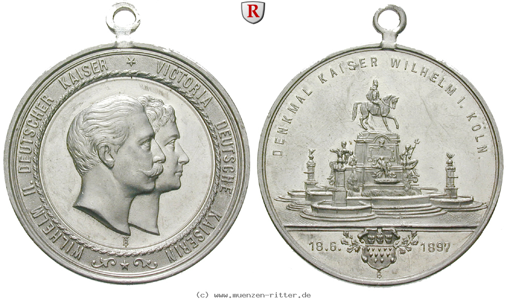 Klicken Sie auf das Bild um es auf Ihrem Rechner zu speichern brandenburg-preussen-wilhelm-ii-aluminiummedaille/43542.jpg