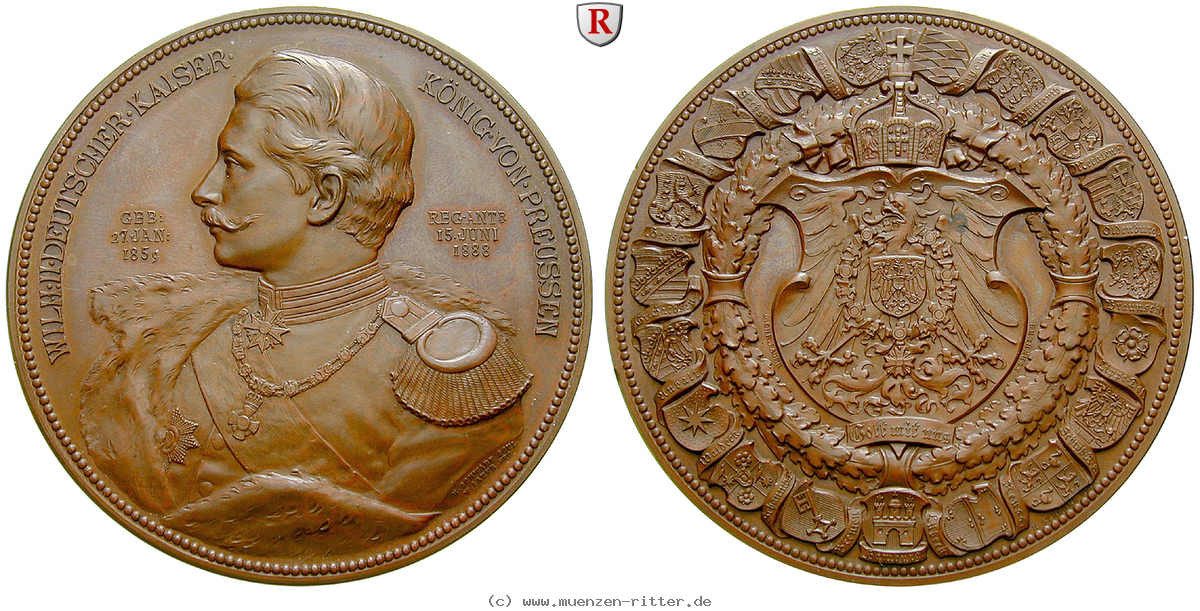 brandenburg-preussen-wilhelm-ii-bronzemedaille/52787.jpg