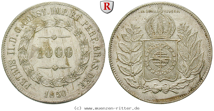 Klicken Sie auf das Bild um es auf Ihrem Rechner zu speichern brasilien-pedro-ii-1000-reis/13842.jpg