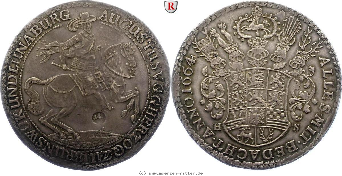 Klicken Sie auf das Bild um es auf Ihrem Rechner zu speichern braunschweig-august-der-juengere-loeser-zu-1-1-2-reichstalern/102574.jpg