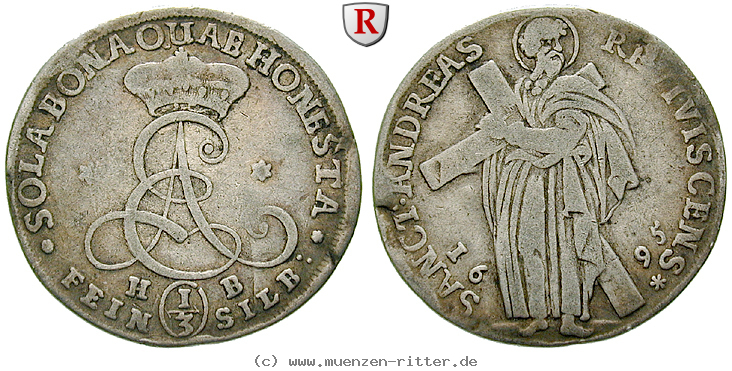 Klicken Sie auf das Bild um es auf Ihrem Rechner zu speichern braunschweig-ernst-august-1-3-taler/31410.jpg