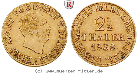 Klicken Sie auf das Bild um es auf Ihrem Rechner zu speichern braunschweig-ernst-august-2-1-2-taler/42175.jpg