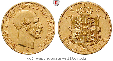 Klicken Sie auf das Bild um es auf Ihrem Rechner zu speichern braunschweig-ernst-august-2-1-2-taler/67761.jpg