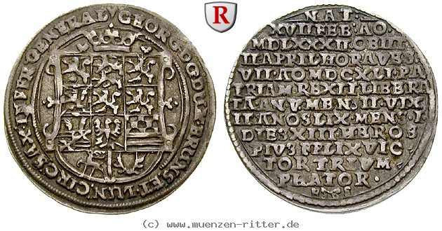 Klicken Sie auf das Bild um es auf Ihrem Rechner zu speichern braunschweig-georg-1-8-taler/75430.jpg
