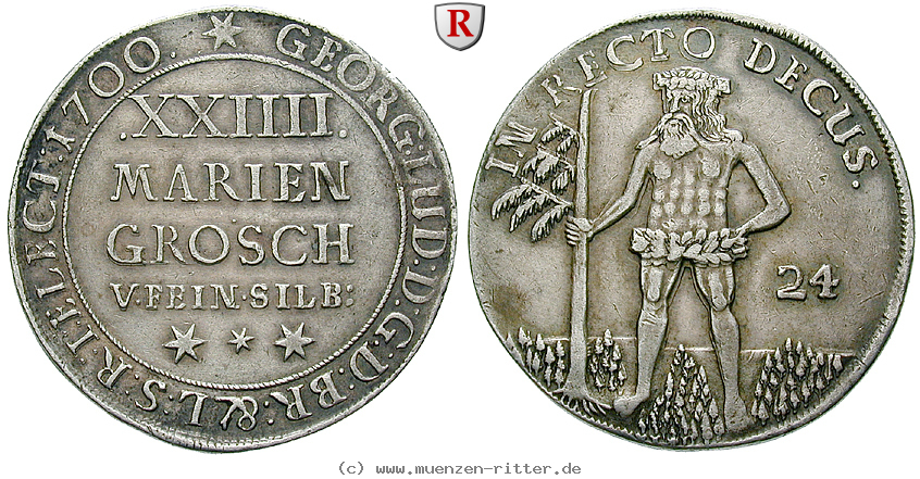 Klicken Sie auf das Bild um es auf Ihrem Rechner zu speichern braunschweig-georg-i-ludwig-24-mariengroschen/72805.jpg