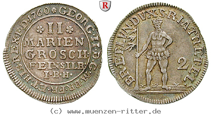 Klicken Sie auf das Bild um es auf Ihrem Rechner zu speichern braunschweig-georg-ii-2-mariengroschen/75501.jpg