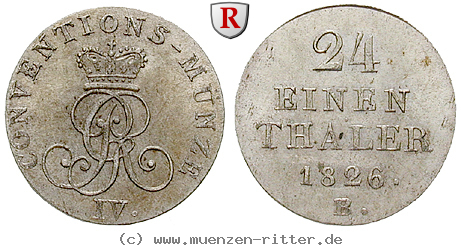 Klicken Sie auf das Bild um es auf Ihrem Rechner zu speichern braunschweig-georg-iv-1-24-taler/23926.jpg