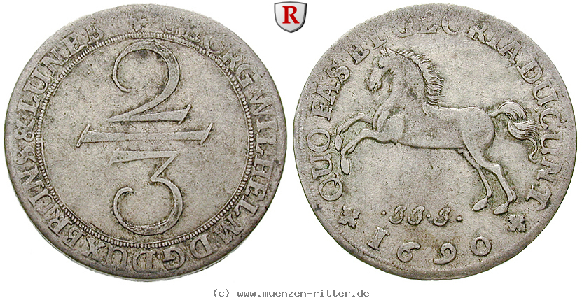 Klicken Sie auf das Bild um es auf Ihrem Rechner zu speichern braunschweig-georg-wilhelm-2-3-taler/22028.jpg