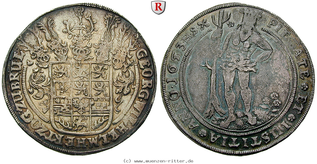 Klicken Sie auf das Bild um es auf Ihrem Rechner zu speichern braunschweig-georg-wilhelm-reichstaler/81145.jpg