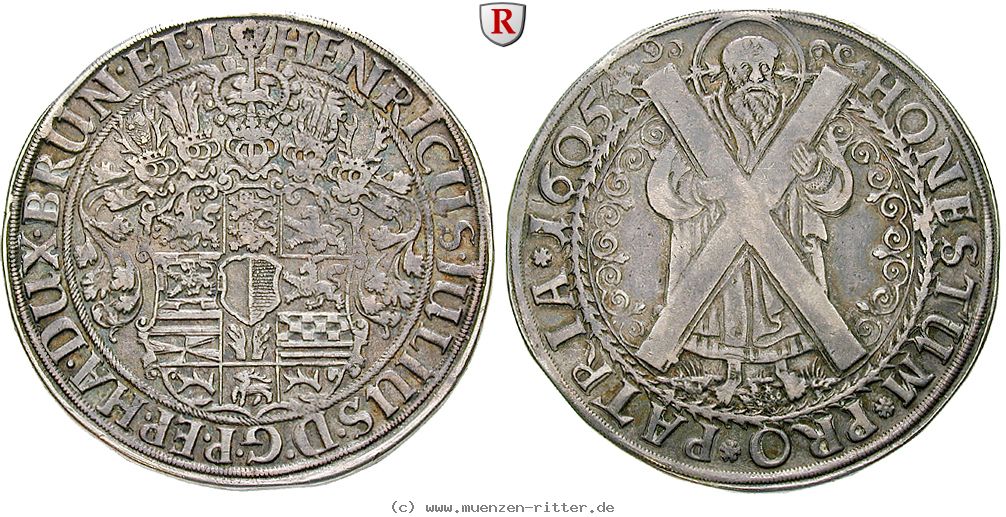 Klicken Sie auf das Bild um es auf Ihrem Rechner zu speichern braunschweig-heinrich-julius-reichstaler/77402.jpg
