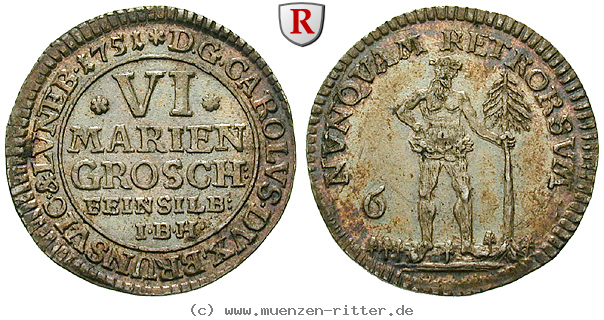 Klicken Sie auf das Bild um es auf Ihrem Rechner zu speichern braunschweig-karl-6-mariengroschen/31304.jpg