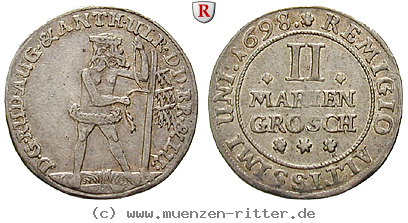 Klicken Sie auf das Bild um es auf Ihrem Rechner zu speichern braunschweig-rudolf-august-und-anton-ulrich-2-mariengroschen/29472.jpg