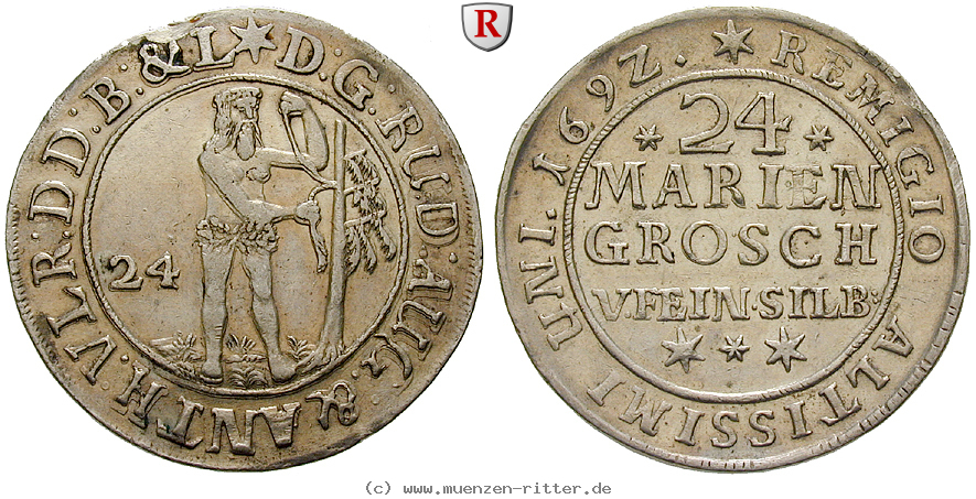 Klicken Sie auf das Bild um es auf Ihrem Rechner zu speichern braunschweig-rudolf-august-und-anton-ulrich-24-mariengroschen/36210.jpg