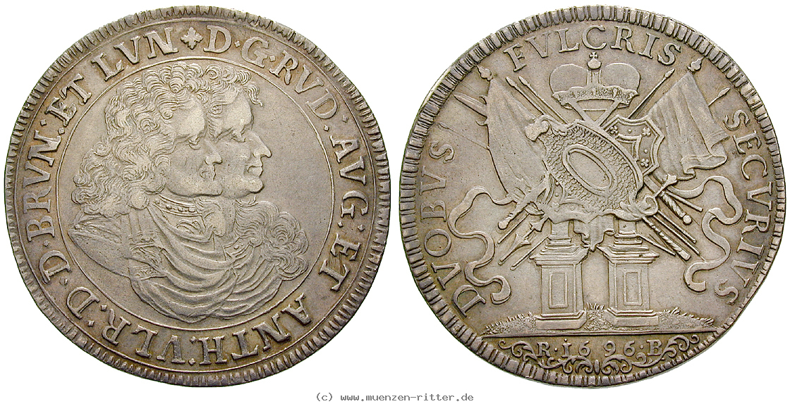 Klicken Sie auf das Bild um es auf Ihrem Rechner zu speichern braunschweig-rudolf-august-und-anton-ulrich-taler/44746.jpg