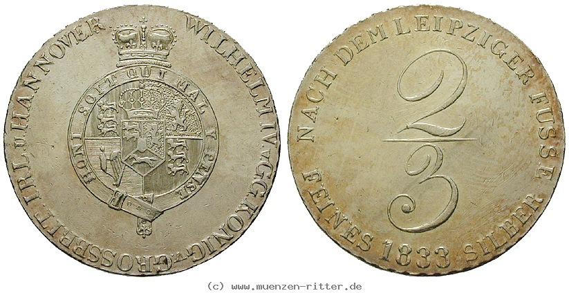 Klicken Sie auf das Bild um es auf Ihrem Rechner zu speichern braunschweig-wilhelm-iv-2-3-taler/32452.jpg