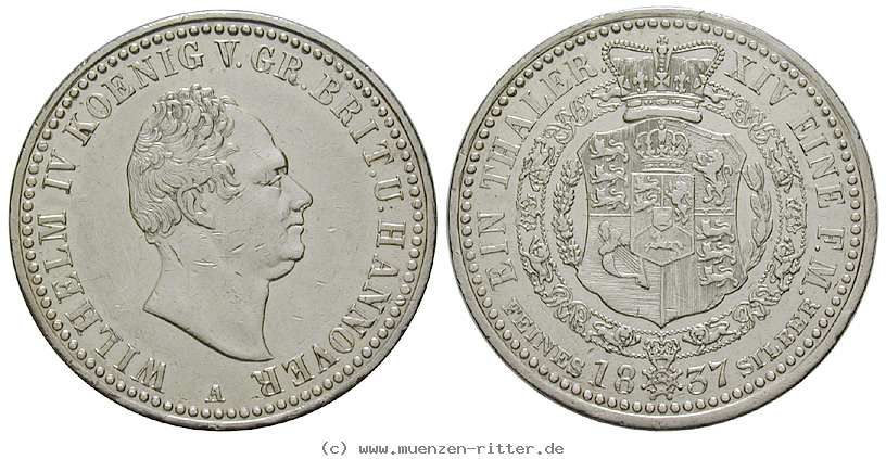 Klicken Sie auf das Bild um es auf Ihrem Rechner zu speichern braunschweig-wilhelm-iv-taler/34214.jpg