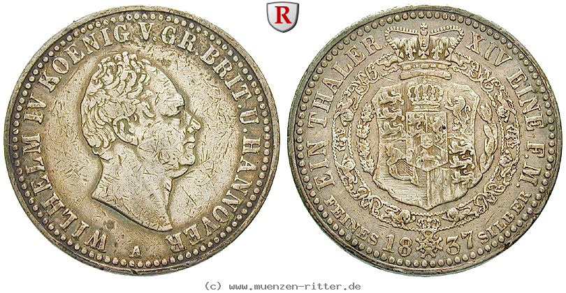 Klicken Sie auf das Bild um es auf Ihrem Rechner zu speichern braunschweig-wilhelm-iv-taler/50751.jpg