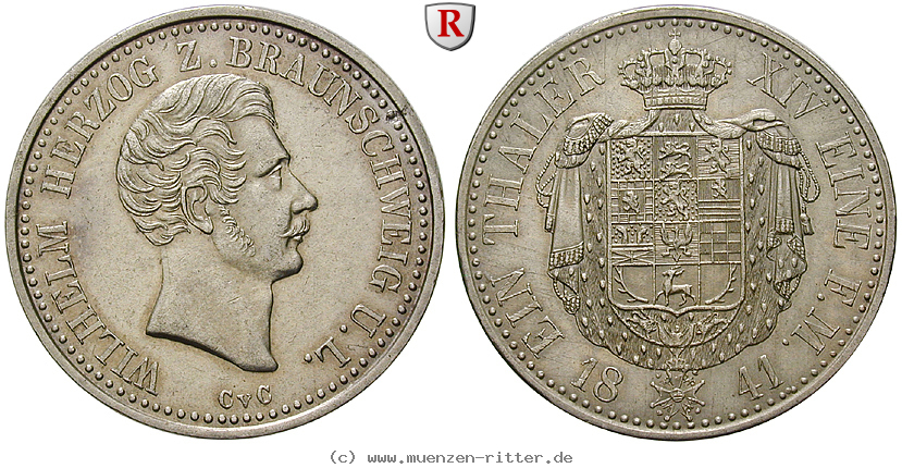 Klicken Sie auf das Bild um es auf Ihrem Rechner zu speichern braunschweig-wilhelm-taler/85069.jpg