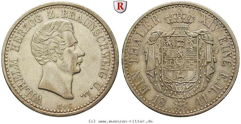 Klicken Sie auf das Bild um es auf Ihrem Rechner zu speichern braunschweig-wilhelm-taler/88171.jpg