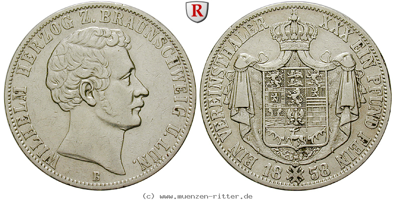 Klicken Sie auf das Bild um es auf Ihrem Rechner zu speichern braunschweig-wilhelm-vereinstaler/49760.jpg