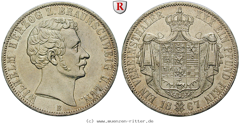 Klicken Sie auf das Bild um es auf Ihrem Rechner zu speichern braunschweig-wilhelm-vereinstaler/88172.jpg