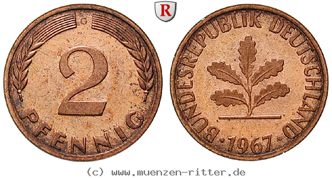 Klicken Sie auf das Bild um es auf Ihrem Rechner zu speichern bundesrepublik-deutschland-2-pfennig/95180.jpg