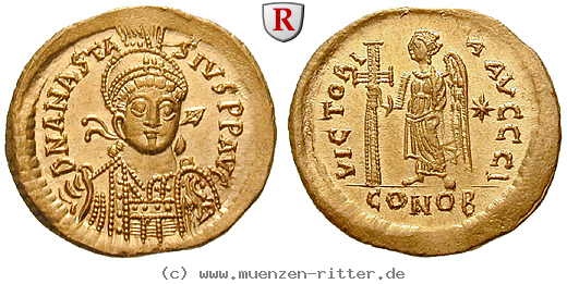 Klicken Sie auf das Bild um es auf Ihrem Rechner zu speichern byzanz-anastasius-i-solidus/26197.jpg