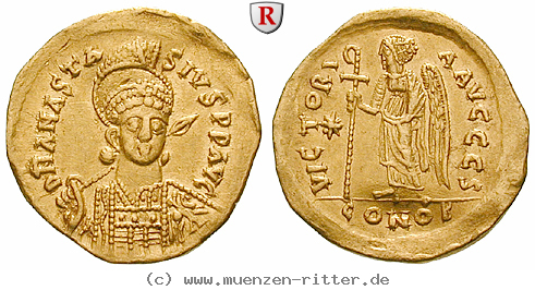 Klicken Sie auf das Bild um es auf Ihrem Rechner zu speichern byzanz-anastasius-i-solidus/54808.jpg