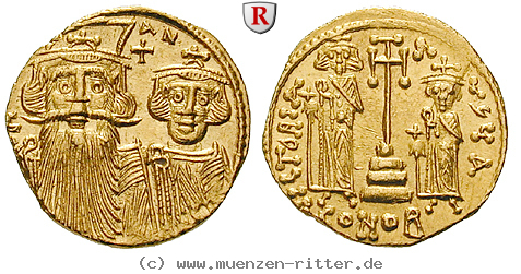 Klicken Sie auf das Bild um es auf Ihrem Rechner zu speichern byzanz-constans-ii-und-constantinus-iv-solidus/40574.jpg