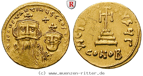 Klicken Sie auf das Bild um es auf Ihrem Rechner zu speichern byzanz-constans-ii-und-constantinus-iv-solidus/87663.jpg