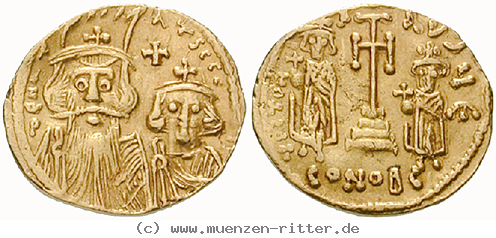Klicken Sie auf das Bild um es auf Ihrem Rechner zu speichern byzanz-constans-ii-und-constantinus-iv-solidus/ebyz525.jpg