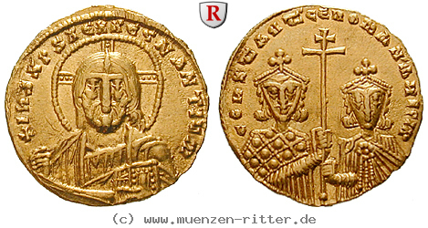byzanz-constantinus-vii-und-romanus-ii-solidus/92225.jpg