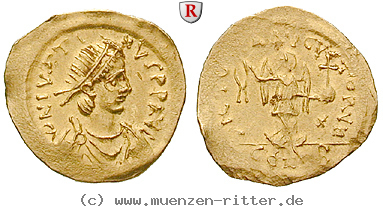 Klicken Sie auf das Bild um es auf Ihrem Rechner zu speichern byzanz-justin-i-tremissis/25945.jpg