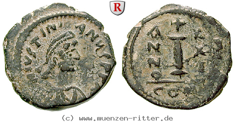Klicken Sie auf das Bild um es auf Ihrem Rechner zu speichern byzanz-justinian-i-decanummium-10-nummi/64345.jpg