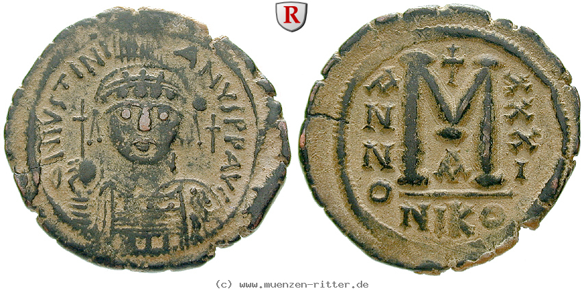 Klicken Sie auf das Bild um es auf Ihrem Rechner zu speichern byzanz-justinian-i-follis/95729.jpg