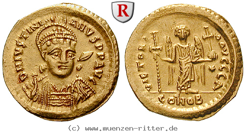Klicken Sie auf das Bild um es auf Ihrem Rechner zu speichern byzanz-justinian-i-solidus/24432.jpg
