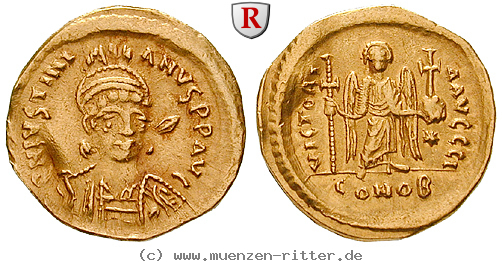 Klicken Sie auf das Bild um es auf Ihrem Rechner zu speichern byzanz-justinian-i-solidus/52720.jpg