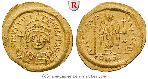 byzanz-justinian-i-solidus/61625.jpg