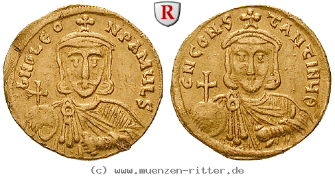 byzanz-leo-iii-und-constantinus-v-solidus/30534.jpg
