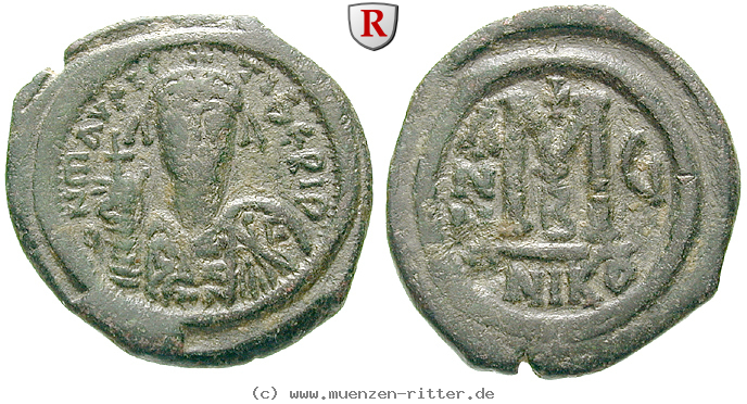 Klicken Sie auf das Bild um es auf Ihrem Rechner zu speichern byzanz-mauricius-tiberius-follis/40852.jpg