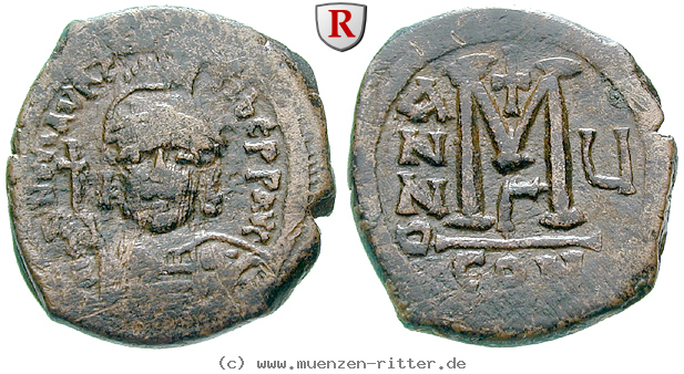 Klicken Sie auf das Bild um es auf Ihrem Rechner zu speichern byzanz-mauricius-tiberius-follis/61801.jpg