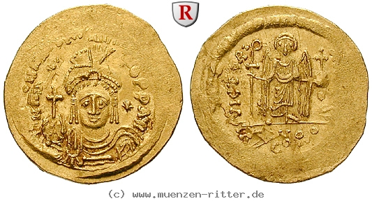 byzanz-mauricius-tiberius-solidus-zu-23-siliquen/100621.jpg