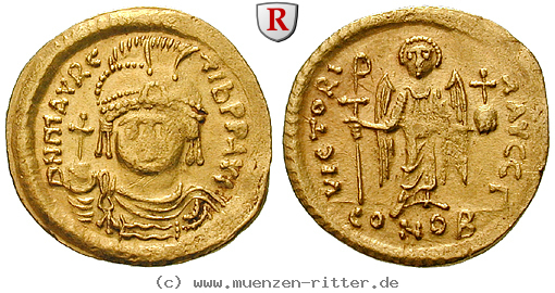 Klicken Sie auf das Bild um es auf Ihrem Rechner zu speichern byzanz-mauricius-tiberius-solidus/100620.jpg