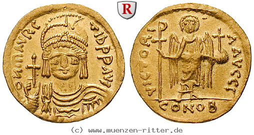 Klicken Sie auf das Bild um es auf Ihrem Rechner zu speichern byzanz-mauricius-tiberius-solidus/31330.jpg