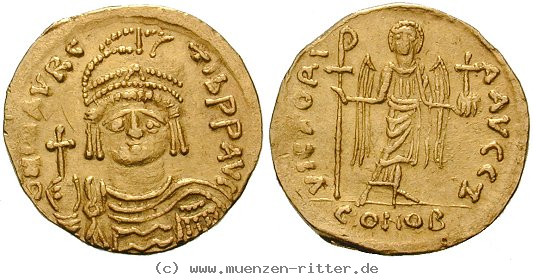 Klicken Sie auf das Bild um es auf Ihrem Rechner zu speichern byzanz-mauricius-tiberius-solidus/ebyz301.jpg