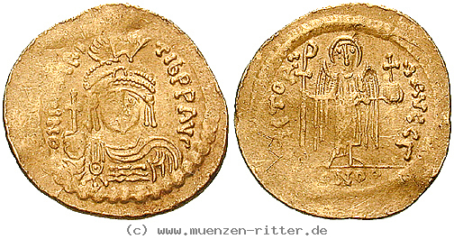 Klicken Sie auf das Bild um es auf Ihrem Rechner zu speichern byzanz-mauricius-tiberius-solidus/ebyz575.jpg